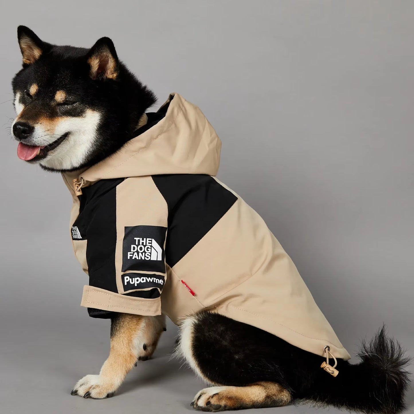 Cute Waterproof Dog Raincoat Jackets Luxury Designer Mint Color Pet Clothing S-5XL Large Dog Jacket Puppy Windbreaker Dog Coats
